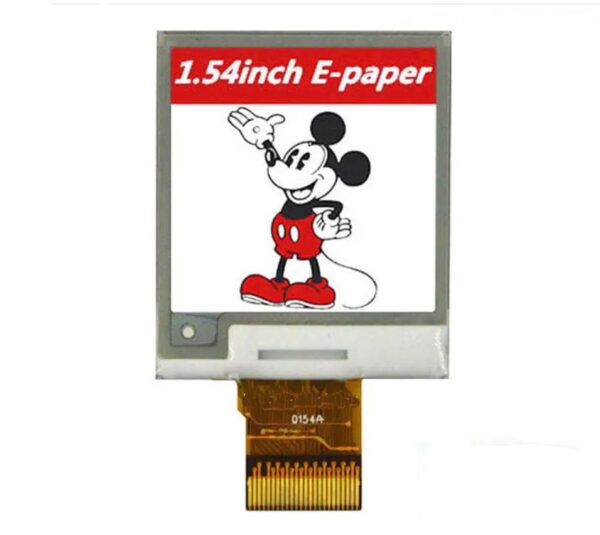 1.54 inch E-Ink Display, 200×200, SPI Interface graphics