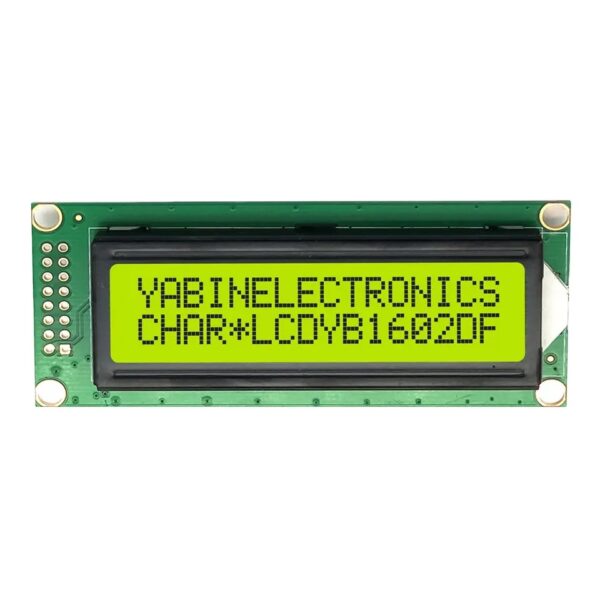 16x2 LCD Display Price of China Factory, Character LCD Module 16 Pins green yellow