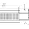 20x2 LCD Display Arduino Module Supplier datasheet drawing