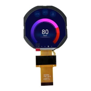 3 Inch Round LCD Display front