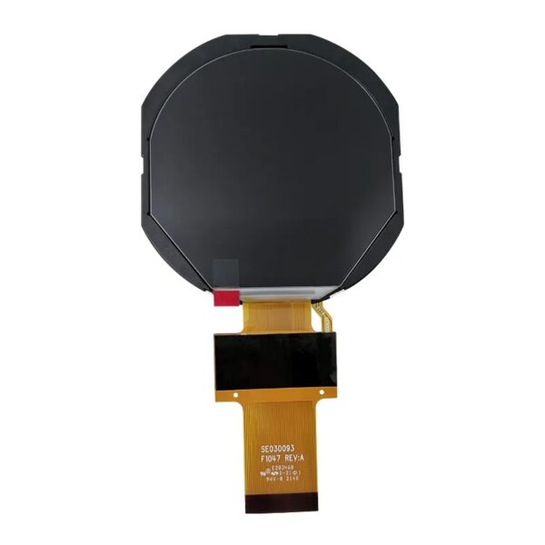 3 Inch Round LCD Display front light off