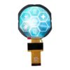 3 Inch Round LCD Display front light on