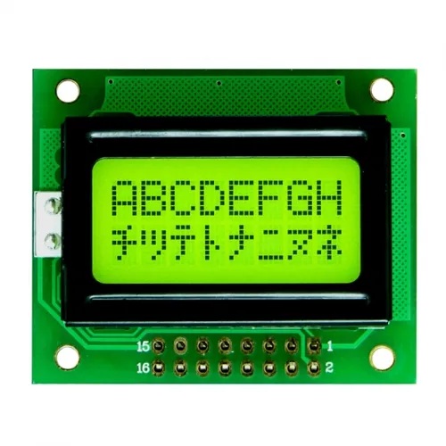 8x2 LCD Display Manufactuer Wholesale Price yellow green