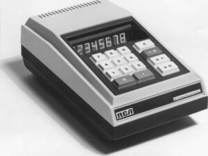 the first LCD calculator display